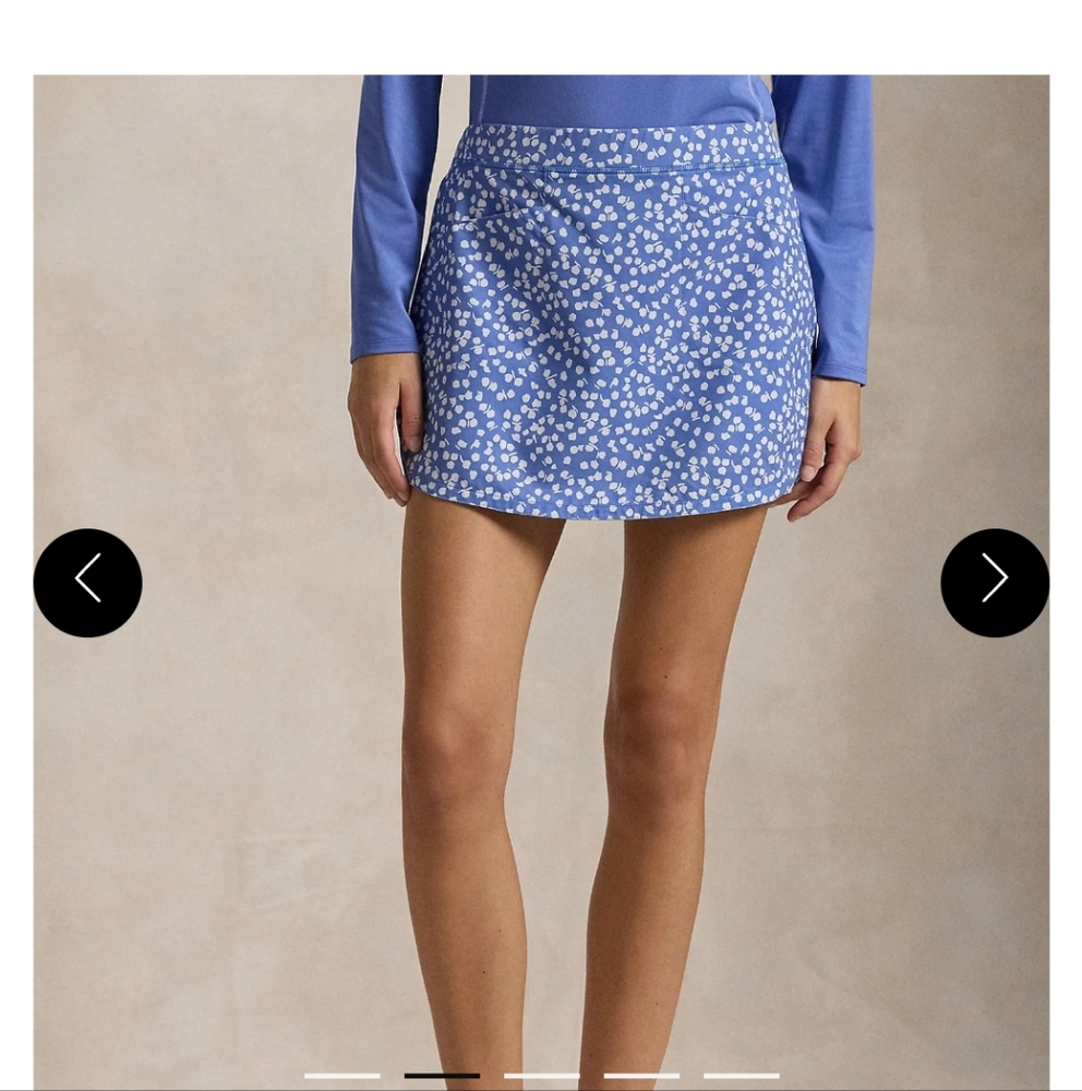 Ralph Lauren RLX Golf Mini Skirt With Built In Spanks And Pockets Sizexs